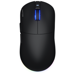 Hator Quasar 3 trådløs gamingmus med lys