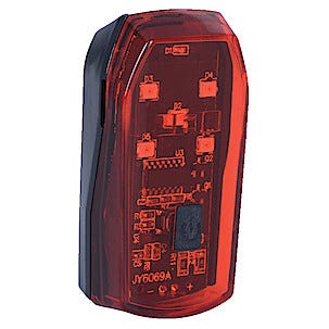 Cykelbelysning bak med bromsljus, Oxford