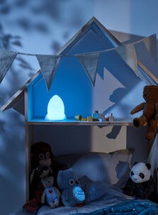 Laddbar nattlampa Raket