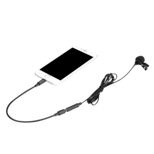 Lightning mikrofon till mobil, Boya Lavalier BY-M2