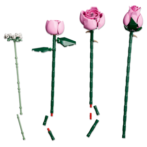 LEGO Botanicals Rosa rosebukett 10374, fra 18 år