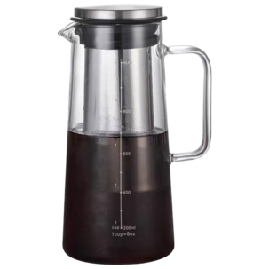 Cold brew kaffekanna för kallbryggt kaffe, 1 liter