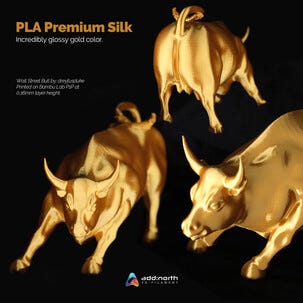 Addnorth PLA Filament Premium Silk 1,75 mm, 1 kg