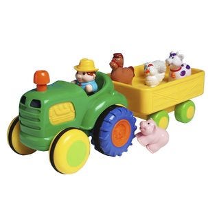 Traktori, vaunu ja kotieläimet 