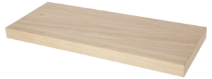 Svävande vägghylla i ekfanér FSC, 60 eller 80 cm