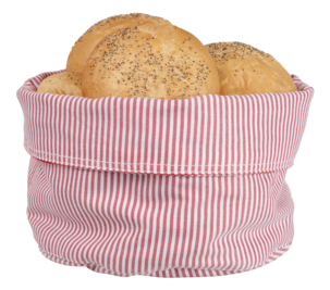 Brödkorg i tyg