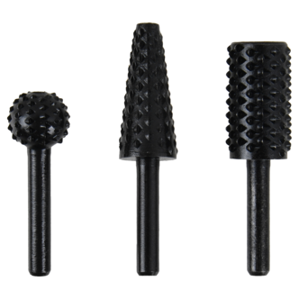 Cocraft Pyörivä raspi puulle ja muoville, 3 osaa