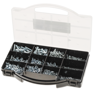 Skruv- och muttersats 1300 delar