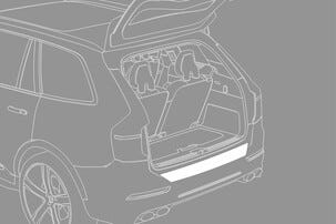 Suojakalvo auton puskuriin läpinäkyvä 15 x 120 cm