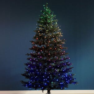 Twinkly Strings RGB LED-lysslynge utendørs/innendørs