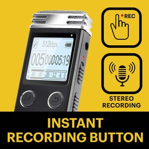 Kodak diktafon VRC450 med USB-tilkobling