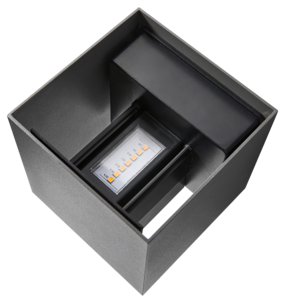 Nordlux Milda Kubi fasadebelysning opp og ned IP44, LED