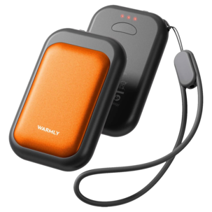 Warmly Mini liten håndvarmer 5000 mAh, oppladbar