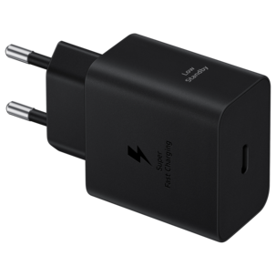 Samsung Power Adapter 45 W, USB-C-kaapeli, musta