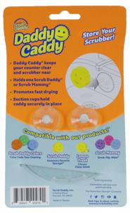 Daddy Caddy Pidike Scrub Daddy- ja Scrub Mummy -puhdistussienelle