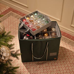 Förvaring julkulor, lock med dragkedja, 51x31x45 cm