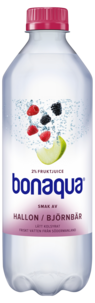 Bonaqua Hallon Björnbär lätt kolsyrat vatten, 0,5 l