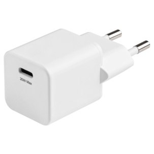 USB-C - Lightning Latausjohto ja pidike, PD, 1 m, 3 A, 20 W
