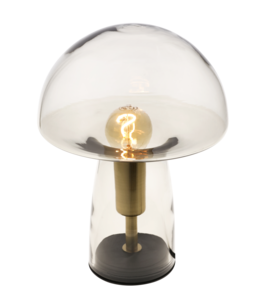 Northlight Iris bordslampa i glas, 23 cm