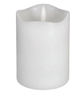 Blockljus LED batteriljus med timer, vit