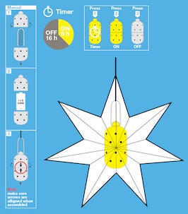 Batteridriven ljuskälla LED
