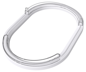 Exibel stativ till PS5 Slim, horisontellt