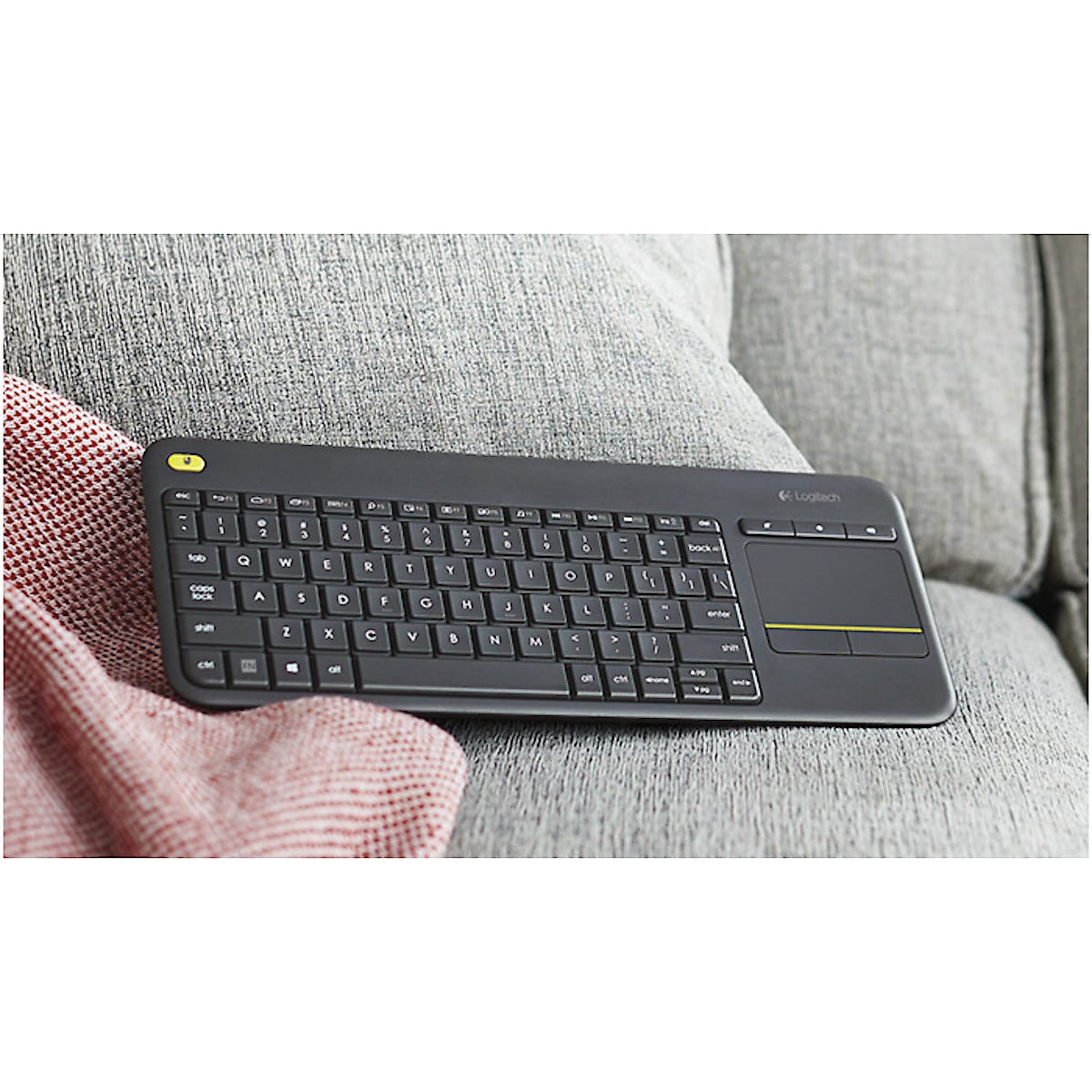 Logitech K400 Plus, trådløst tastatur med touchplater | Clas Logitech K400 Plus, trådløst tastatur med touchplater | Clas