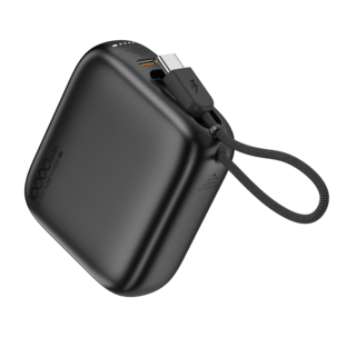Powerbank 10 000 mAh med USB-C-kabel, 20 W