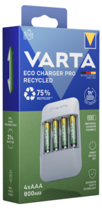 Varta Eco Charger Pro Recycled batterilader 800 mAh
