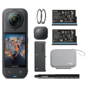 Insta360 X5 Essentials Bundle actionkamera med tillbehör
