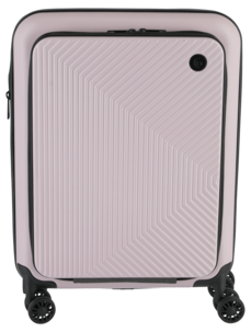 Kabinkoffert 4 hjul, ekspanderbar, hard, 55 × 39,5 × 15,5 cm