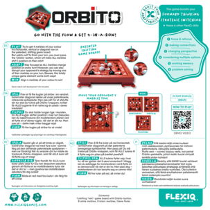 Orbito strategisk brettspill, 2 spillere, fra 7 år