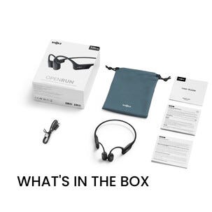 Shokz OpenRun Mini USB-C, open-ear-hodetelefoner med beinledning