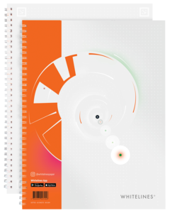 Whitelines collegeblokk A4 dotted