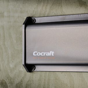 Cocraft förvaringsskena 60 cm, redskapshållare vägg, 2-pack