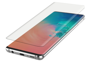 Skärmskydd för Galaxy S10, Belkin ScreenForce InvisiGlass Curve