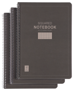 Collegeblokk A4, 3-pakning