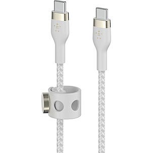 USB-C till USB-C laddkabel, Belkin BoostCharge PRO Flex, 2 m