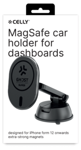 Celly Ghost Magsafe mobilhållare bil, med sugpropp