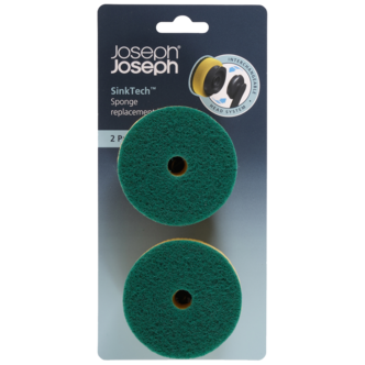 Joseph Joseph SinkTech oppvasksvamp refill, 2-pakning