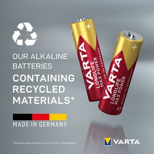Varta Longlife Max Power AA/LR6-batterier, 8-pack