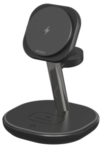 Deltaco 3-i-1 laddstation snabbladdning 15 W