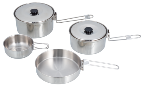 Kokkärlsset rostfritt 6 delar, Asaklitt