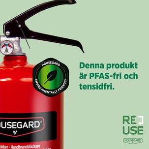 Housegard ReUse brandsläckare 6 kg 55A