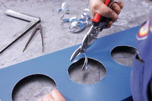 Plåtsax ERDI D16 Bessey, 240 mm