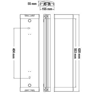 Designlight Liny Grab takarmatur LED IP44, 600 mm