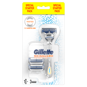 Partahöylä Gillette SkinGuard Sensitive + 2 vaihtoterää