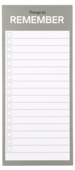Muistilehtiö To-Do List