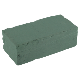 Blomsterskum block 23x11x7,5 cm mörkgrön