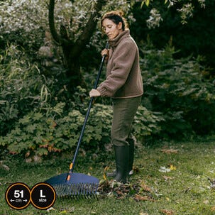 Fiskars OneClick lövräfsa plast, stor